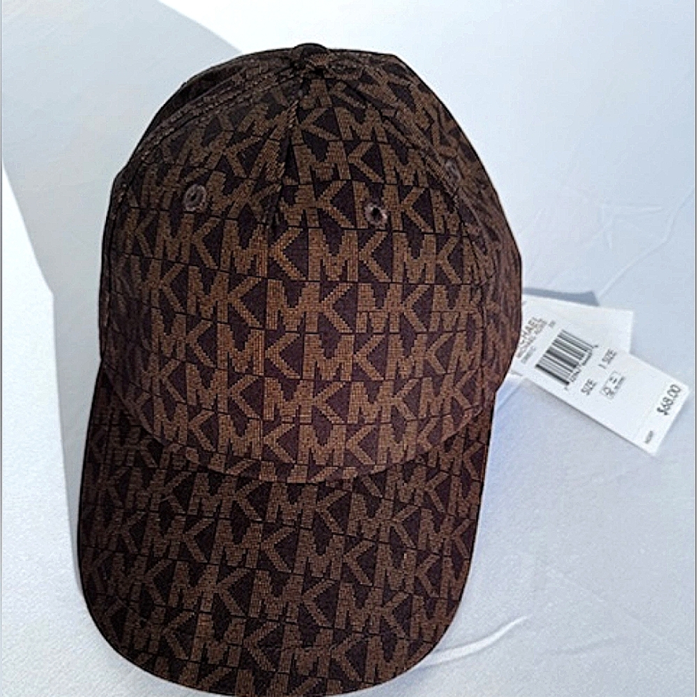 MICHAEL KORS NWT COFFEE/BROWN UNISEX CAP